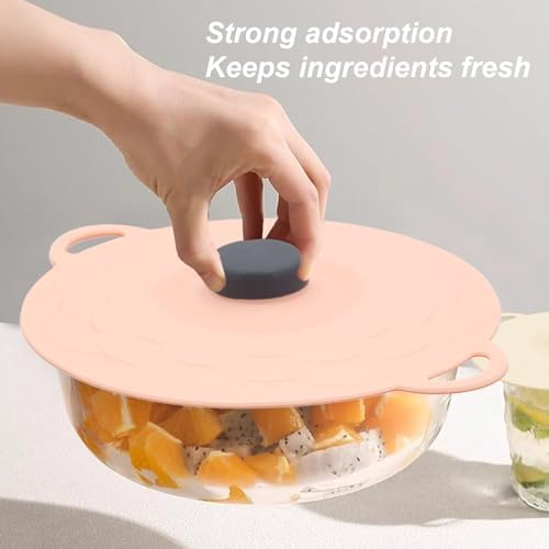 5-Piece Silicone Suction Containers – Non-Slip Design with Lids ✨
