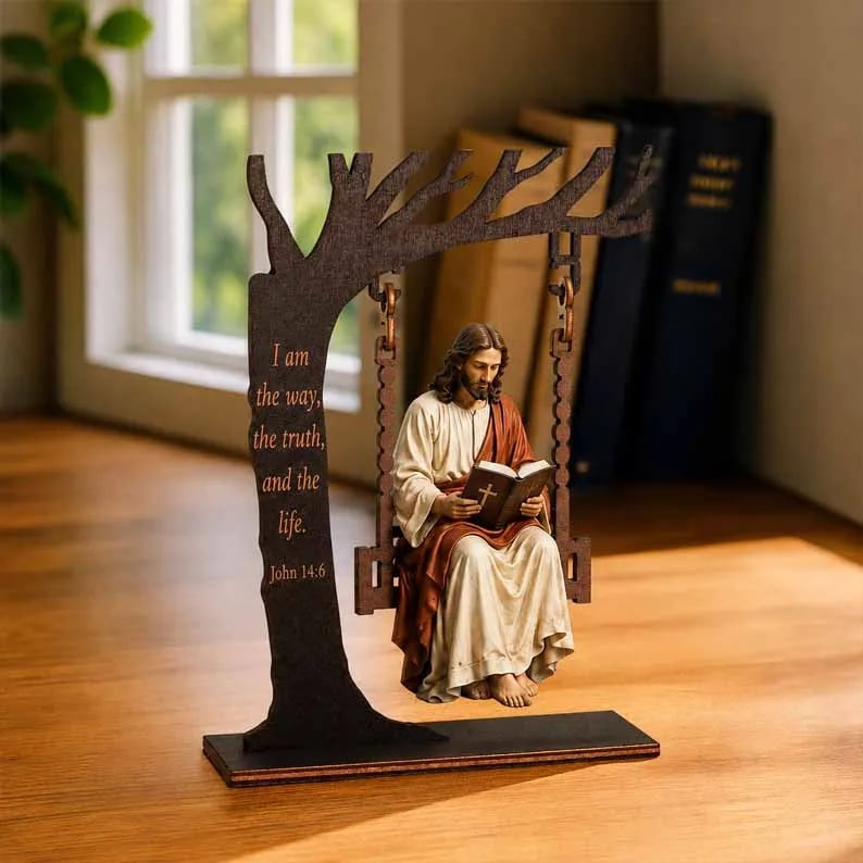 ✝️🔥Last Day 49% OFF - ✝️📚Christian Jesus Swing Ornament