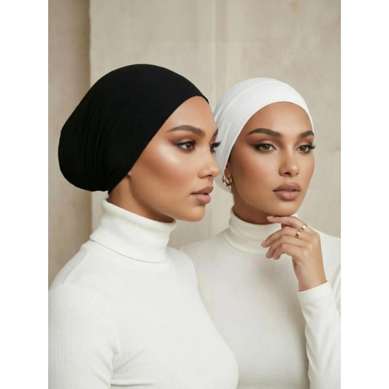 3-Pack Jersey Hijab Undercaps – Comfortable Flat-Top Design 🧕