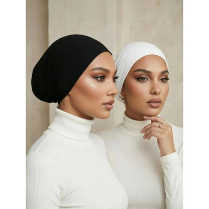 3-Pack Jersey Hijab Undercaps – Comfortable Flat-Top Design 🧕