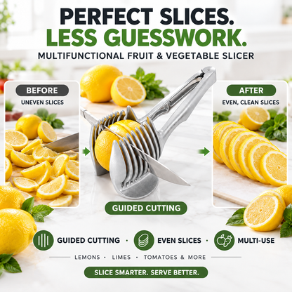 Multi-Blade Vegetable Slicer 🥕 – Handy Kitchen Food Prep Tool
