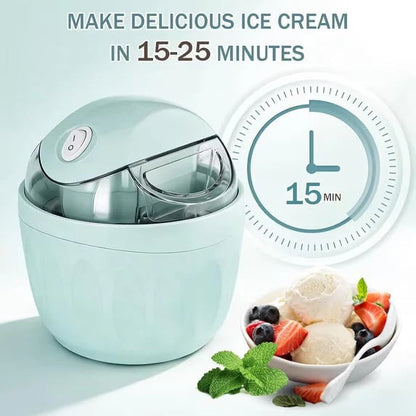 🍦 Personal Ice Cream Maker – Mini Frozen Dessert Machine for Homemade Treats