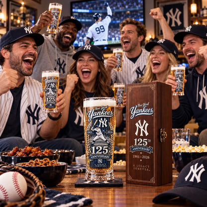 🎉🏆 Let’s Go Tribe! 125th Anniversary Commemorative Pint Glass🎁