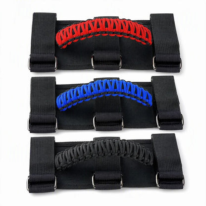Braided Paracord Roof Grab Handle 🚙 – Non-Slip Off-Road Passenger Grip