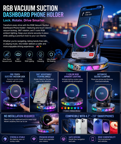 📱⚡ Car Wireless Charging Mount – Secure Your Phone & Charge on the Go