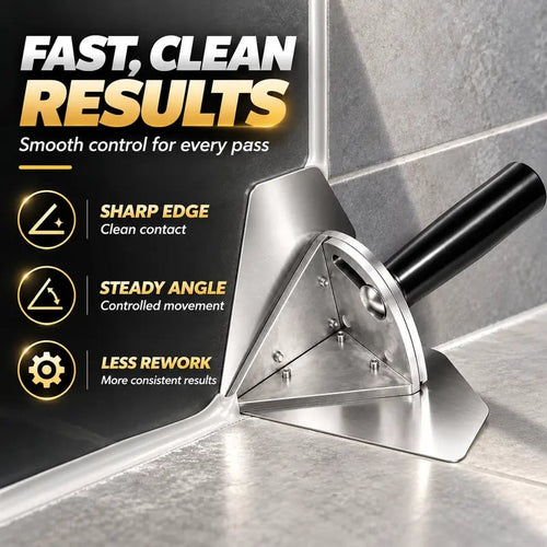 🛠️✨ Stainless Steel Inside Corner Trowel – Smooth, Clean Finishes for Every Edge