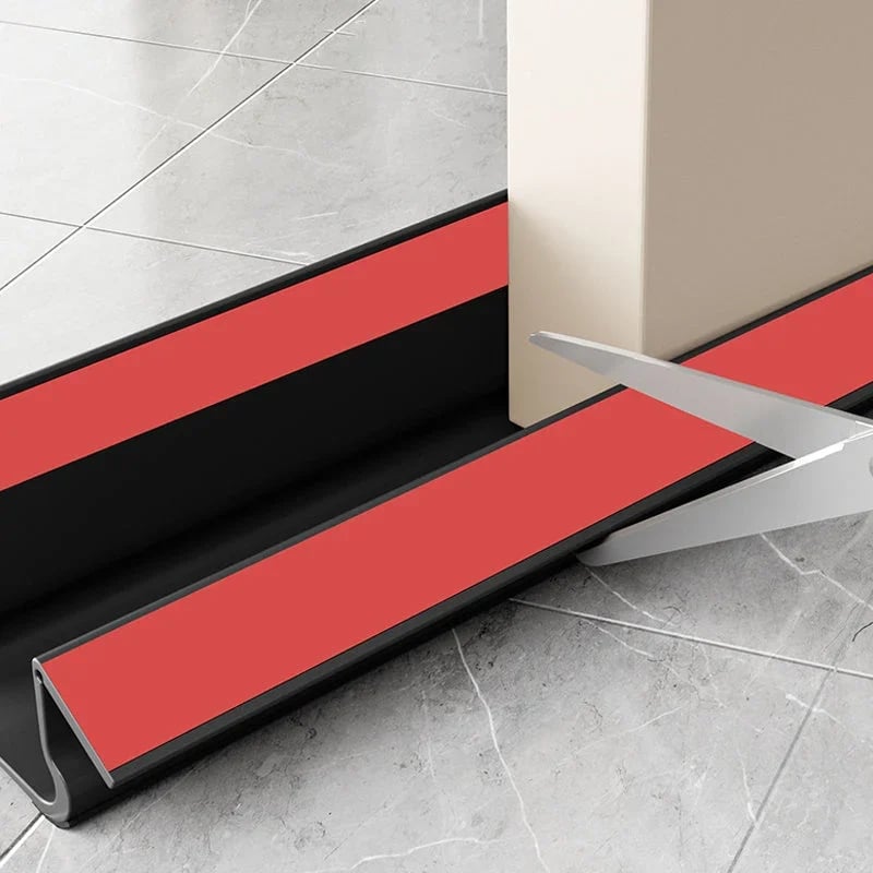 🚪 Triple-Seal Door Draft Stopper – Self-Adhesive Noise & Bug Barrier