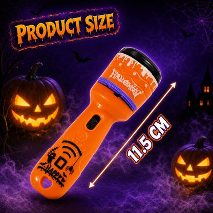 🔥HOT SALE 49% OFF -🎃👻Kids Halloween Christmas Projection Flashlight Toy