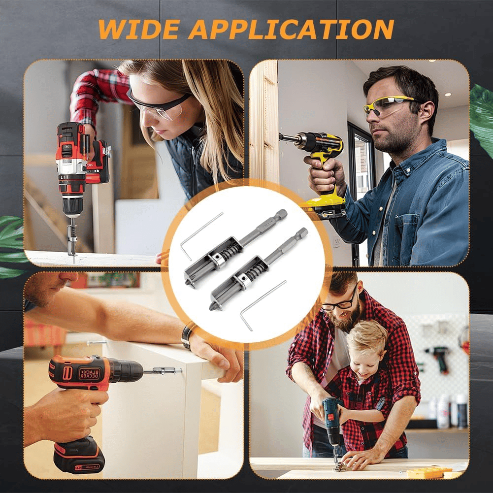 Spring loaded Screw Holder Bit,Single Hand Operation Bit Holders