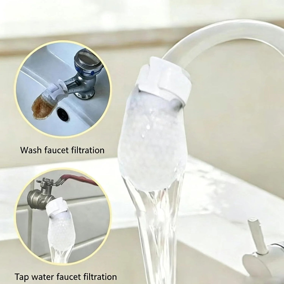 Faucet Filter Bag 💧 – Handy Tap Water Filtering Accessory
