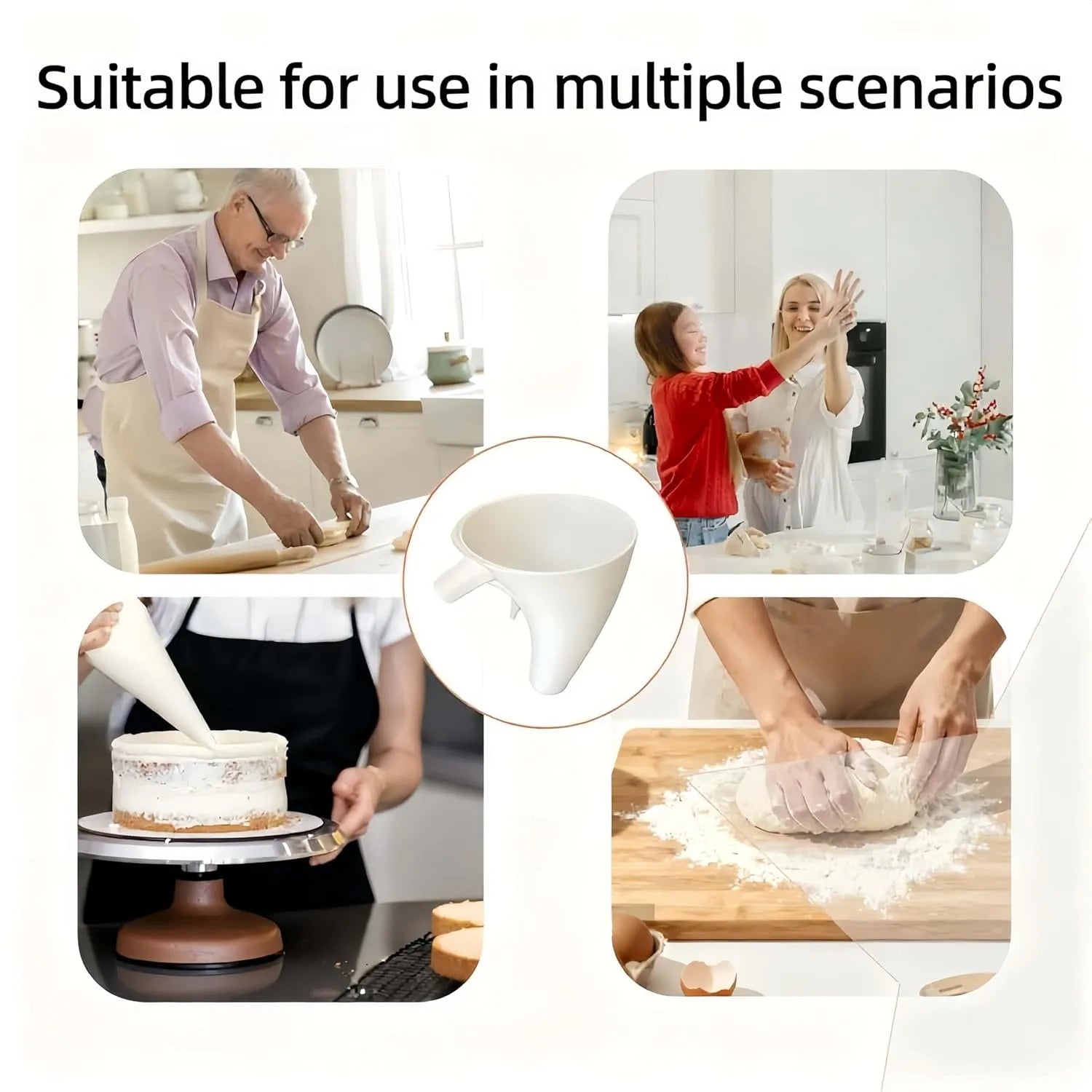 ✨Flour Funnel for Kitchen Aid Stand Mixer