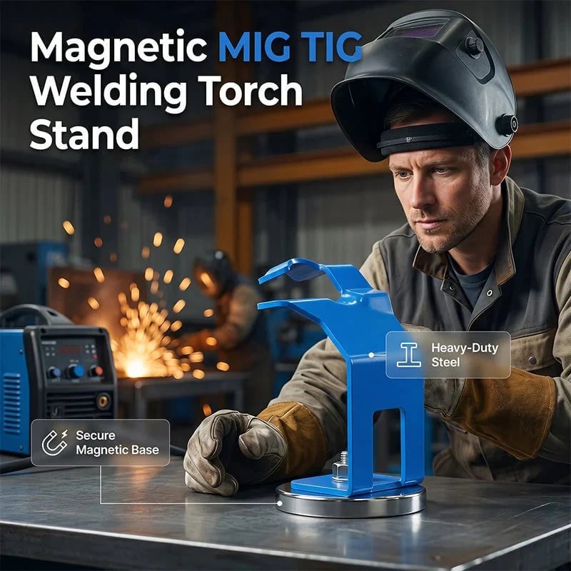 Magnetic Welding Torch Rest 🧲 – TIG/MIG Holder Stand for Convenient Positioning