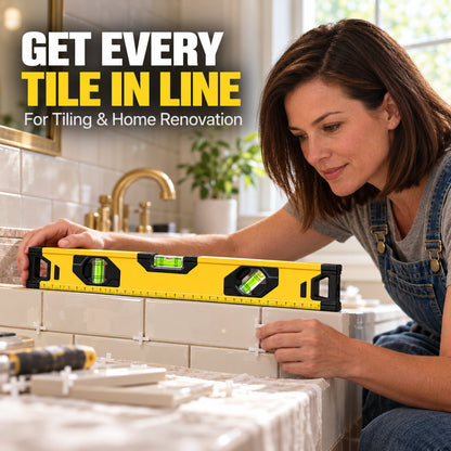 Heavy-Duty Magnetic Spirit Level 🧰 Precision Aluminum Tool in 5 Sizes