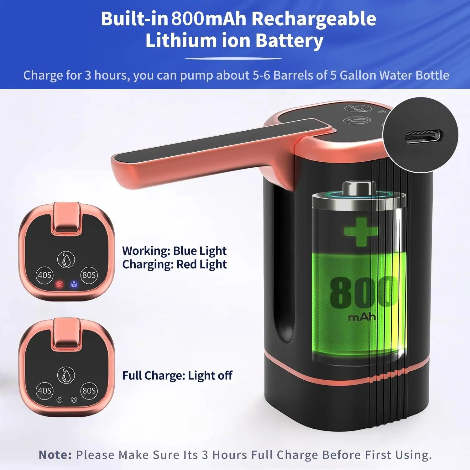🔥Hot Sale! Automatic Water Dispenser Pump 💧 for Easy Daily Hydration