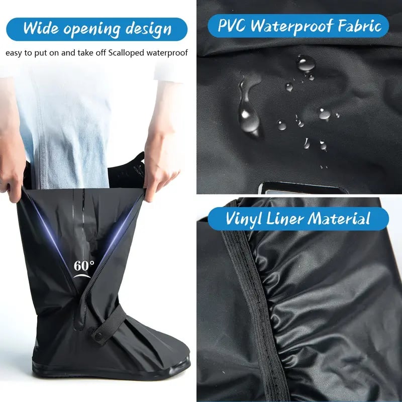 Waterproof Rain Shoe Covers 🥾 – Non-Slip Protection for Wet Weather