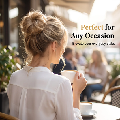 🎀 Messy Bun Hairpiece – Effortless Updos in Minutes