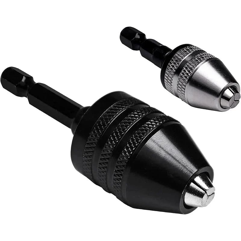 🛠️ Keyless 3-Jaw Drill Chuck – Quick-Change 0.3–3.4mm Round Shank