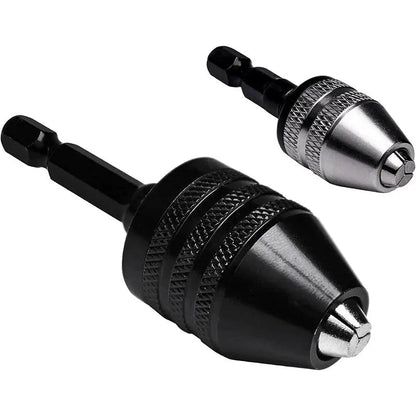 🛠️ Keyless 3-Jaw Drill Chuck – Quick-Change 0.3–3.4mm Round Shank