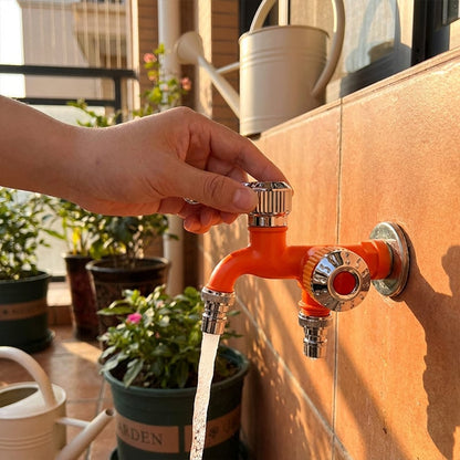 Dual Outlet Washing Machine Faucet