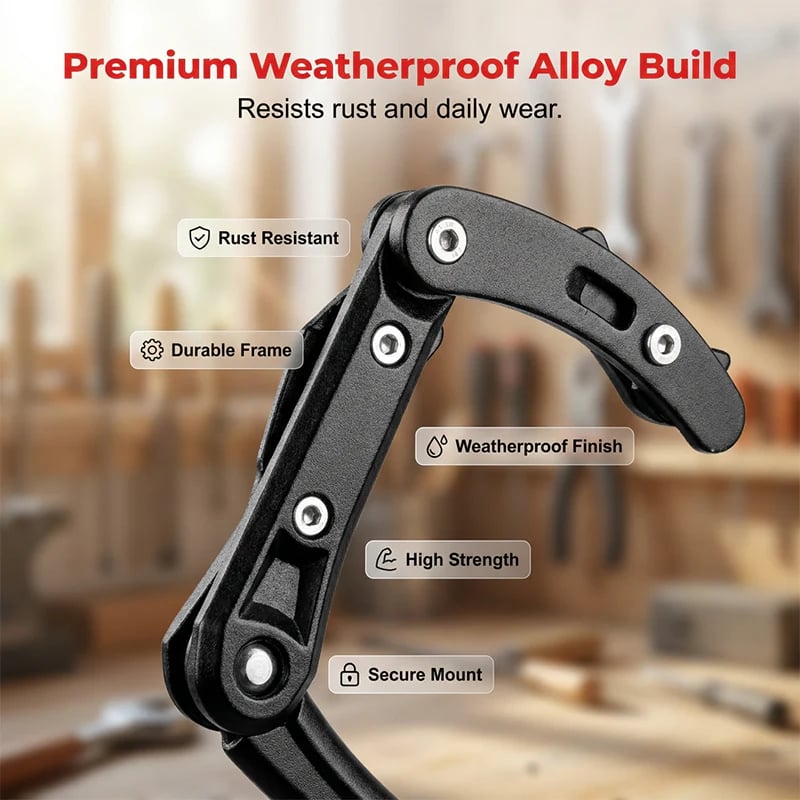 🚲 Adjustable Aluminum Bike Kickstand | Lightweight, Stable Support for Most Bicycles