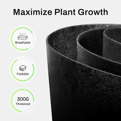 🪴🌱 5-Pack 5 Gallon Grow Bags – Heavy Duty Aeration Fabric Pots with Handles for Vegetables, Flowers & Fruits 🪴