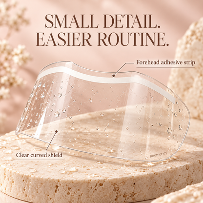 💧 Lash & Brow Shower Shield – Clear Adhesive Splash Guard for Easier Hair Washing