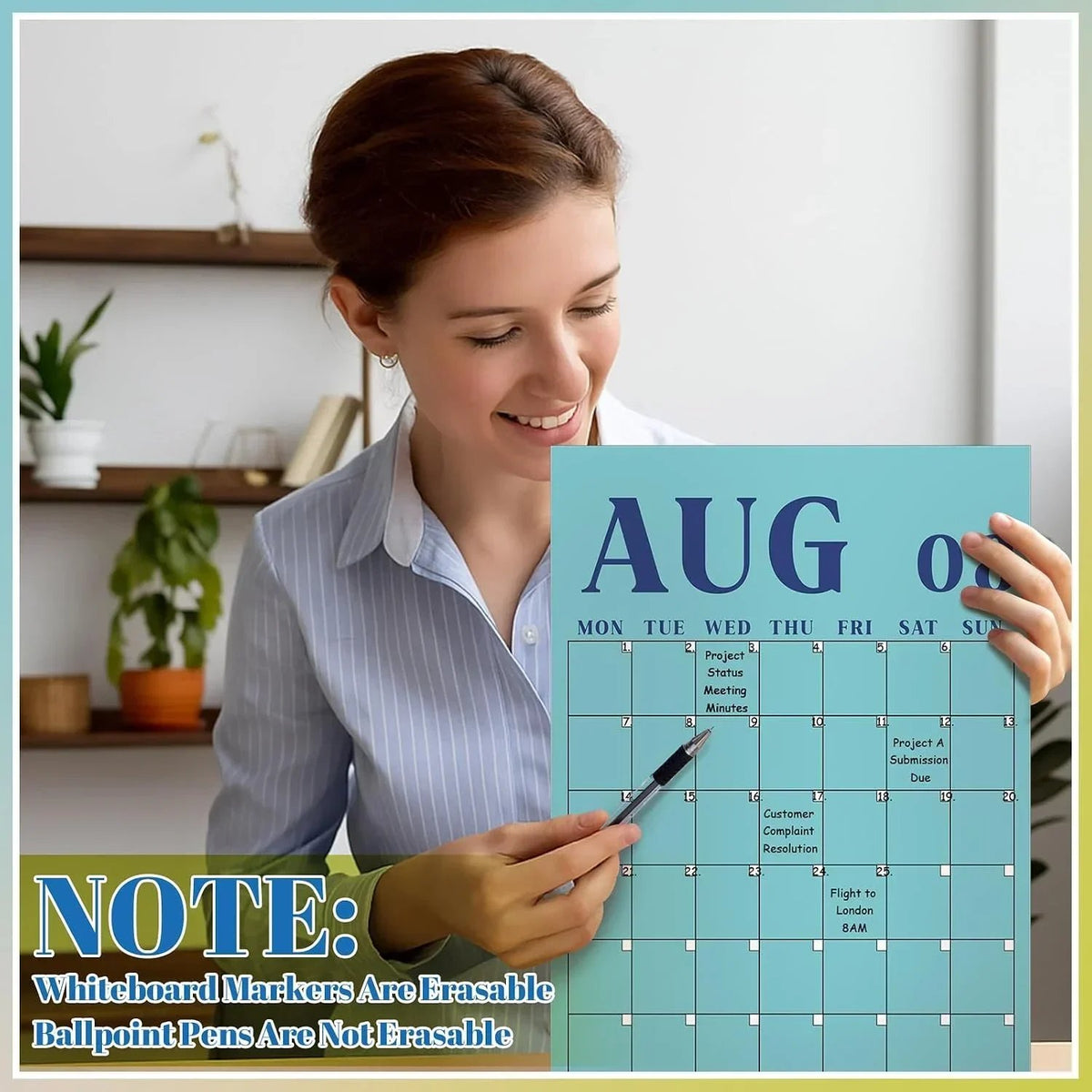🔥HOT SALE🔥Undated Classroom Calendar, Fresh Macaron