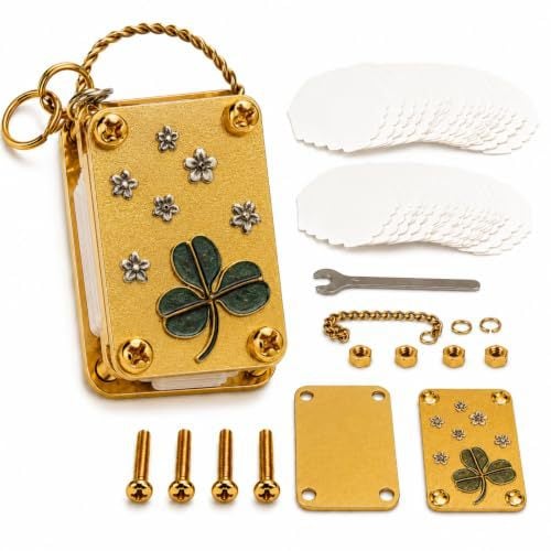 Mini Paper Embossing Kit 🌸 – 20 Specialty Sheets & Wrench