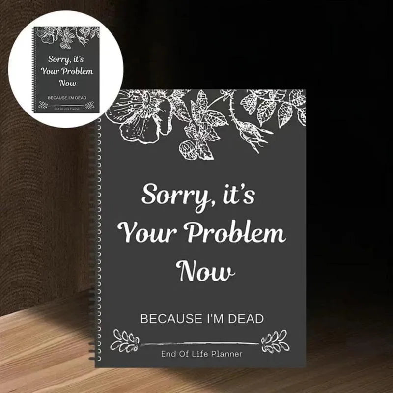 🕊️ Peace of Mind End-of-Life Planner for Final Wishes, Important Details, and Family Guidance