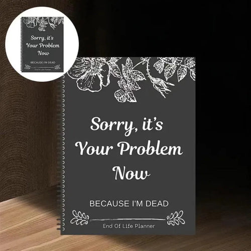 🕊️ Peace of Mind End-of-Life Planner for Final Wishes, Important Details, and Family Guidance