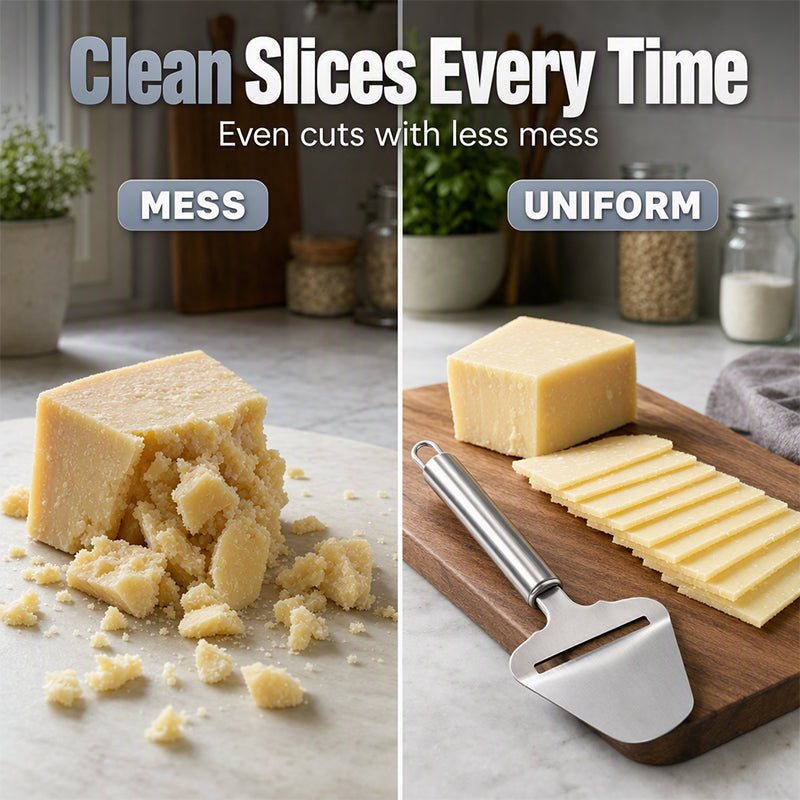 ✨Effortless Glide Stainless Steel Cheese Cutter 🧀