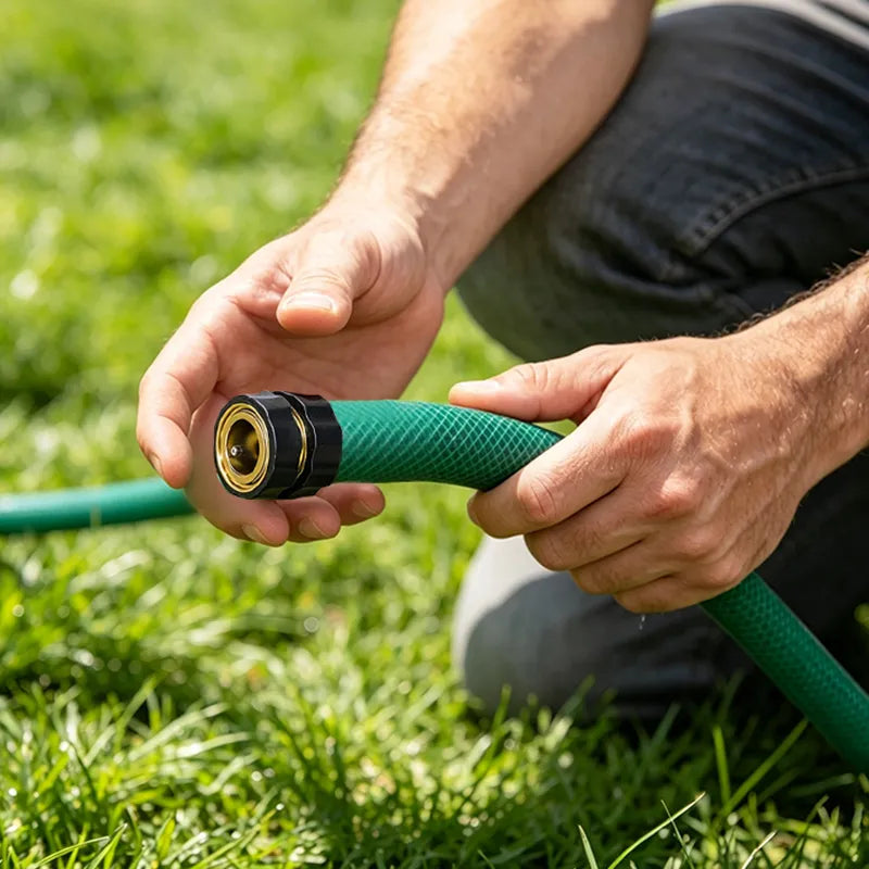 4-Set Garden Hose Quick Connectors 💦 – Male & Female Fittings