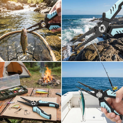 🎣🔧 Stainless Steel Multifunction Fishing Pliers – Cut, Grip & Tackle More Jobs
