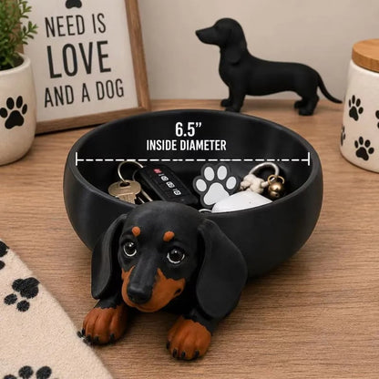 🐶🎁 Dachshund Catch-All Tray – Cute Storage for Keys, Jewelry & Everyday Essentials