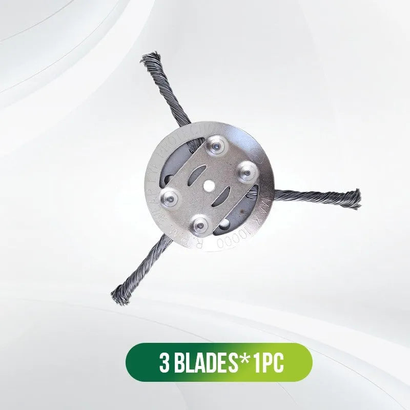 6-Inch Steel Wire Trimmer Head 🌿 – Heavy-Duty Brush Cutter
