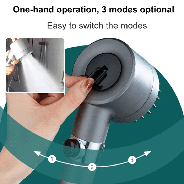 Multi-Spray Handheld Shower System 🚿 – Convenient Shower Head Upgrade