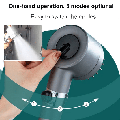 Multi-Spray Handheld Shower System 🚿 – Convenient Shower Head Upgrade