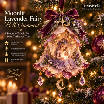 🧚‍♀️Christmas Fairy Bell Ornament ✨ – Delicate Woodland-Inspired Tree Decor