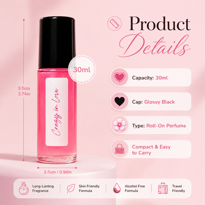💖 Today’s Deal: Over 50% OFF! Crazy in Love Roll-On Perfume Oil ✨