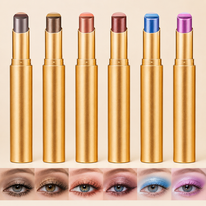 ✨3‑in‑1 Eyeshadow Stick | 3 Color Cream Shimmer Eye Makeup Stick
