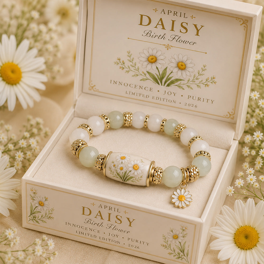 🌸 Birth Flower Blessing Bracelet