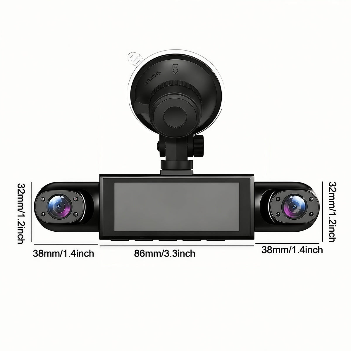 🚗 4-Camera Dash Cam System –📹 1080P Multi-Angle Driving Recorder