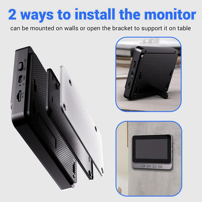 🔥 OVER 50% OFF !! 🔔 Doorbell Camera with 4.3" Screen 📱 Easy Setup & Clear Viewing