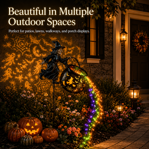 🎁Today 50% OFF🎁Halloween Witch Cauldron Garden Lamp