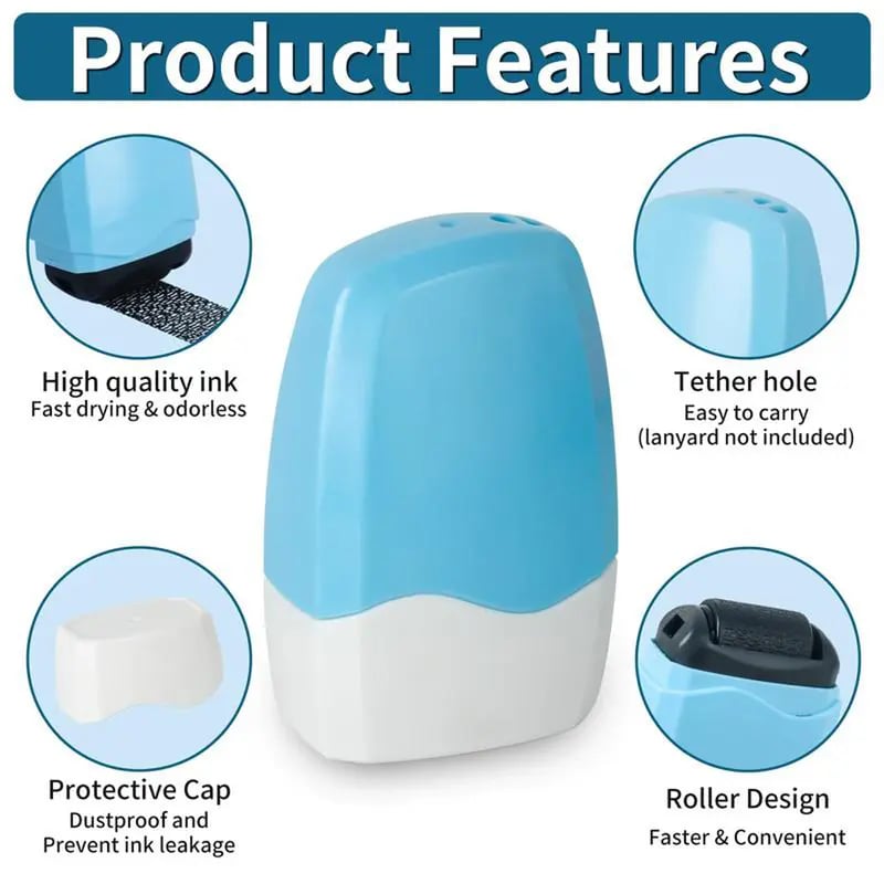 🔒🛡️ Identity Protection Roller Stamp – Hide Personal Information in Seconds