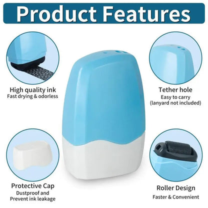 🔒🛡️ Identity Protection Roller Stamp – Hide Personal Information in Seconds
