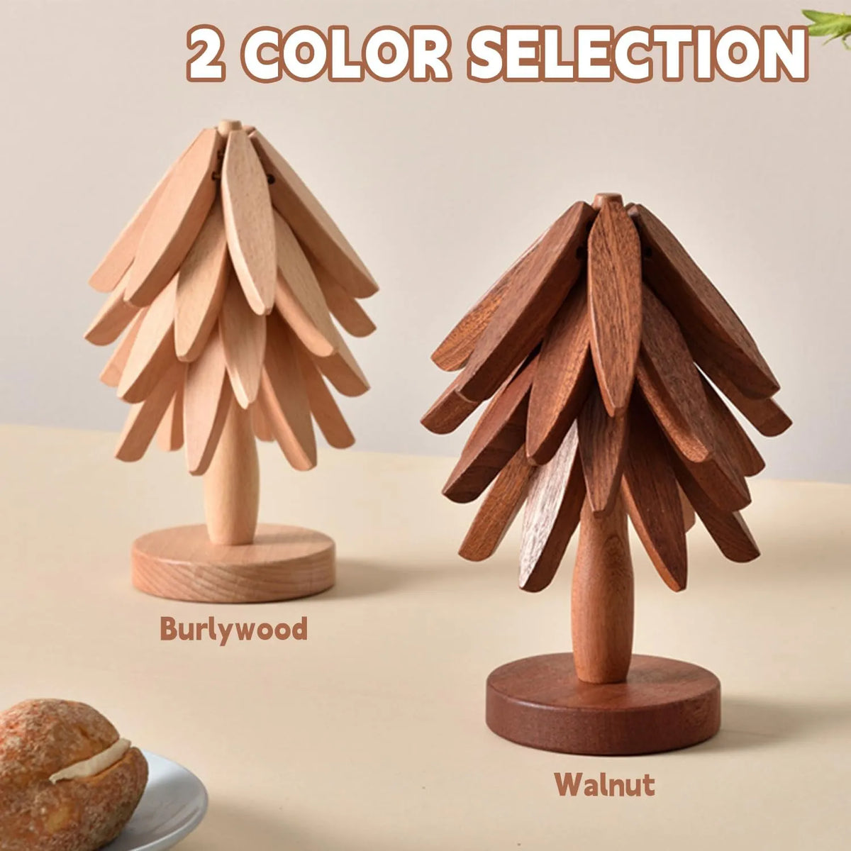 ✨Natural Christmas Tree Trivet Set
