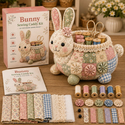 🧵 DIY Patchwork Animal Sewing Caddy Kit