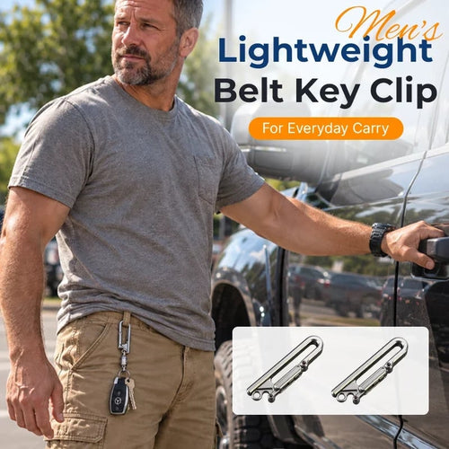 Lightweight Belt Key Clip 🔑 – Convenient Everyday Carry Holder