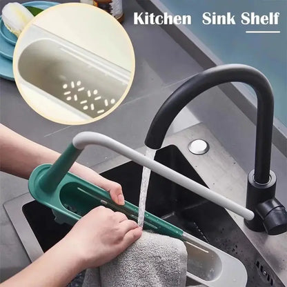 Expandable Heavy-Duty Sink Caddy – Adjustable PP Storage Rack 🧽